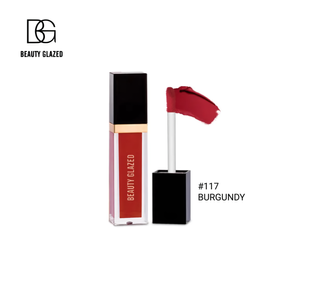 Beauty Glazed Matte Liquid Lipstick - Burgundy 117